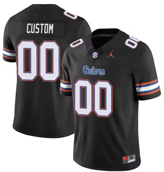 Men's Florida Gators ACTIVE PLAYER Custom Black 2023 F.U.S.E. Stitched Jersey